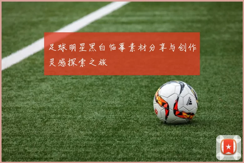 足球明星黑白临摹素材分享与创作灵感探索之旅